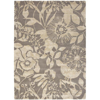 Harlequin Coquette Slate 41104 Designer Wool Viscose Rug - Rugs Of Beauty - 1