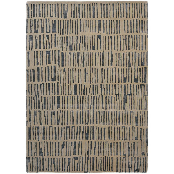 Harlequin Skintilla Midnight 41705 Designer Wool Viscose Rug - Rugs Of Beauty - 1