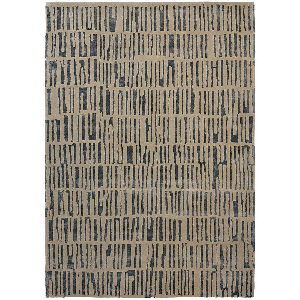 Harlequin Skintilla Midnight 41705 Designer Wool Viscose Rug - Rugs Of Beauty - 1