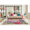 Harlequin Floreale Fuschsia 44905 Designer Modern Floral Wool Rug - Rugs Of Beauty
