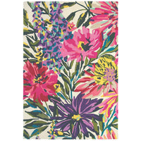 Harlequin Floreale Fuschsia 44905 Designer Modern Floral Wool Rug - Rugs Of Beauty