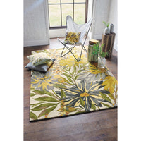 Harlequin Floreale Maize 44906 Designer Modern Floral Wool Rug - Rugs Of Beauty