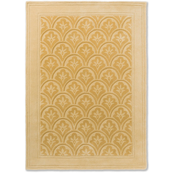 Laura Ashley Catarina Gold 080806 Designer Wool Rug - Rugs Of Beauty - 1