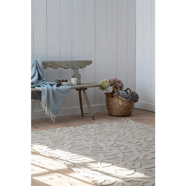 Laura Ashley Cleavers Natural 080901 Designer Wool Rug - Rugs Of Beauty - 2