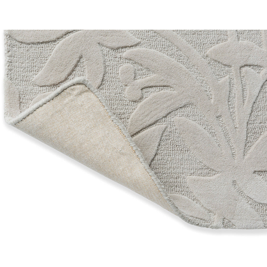 Laura Ashley Cleavers Natural 080901 Designer Wool Rug - Rugs Of Beauty - 8