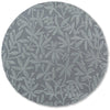 Laura Ashley Cleavers Dark Steel Round 080904 Designer Wool Rug - Rugs Of Beauty - 1