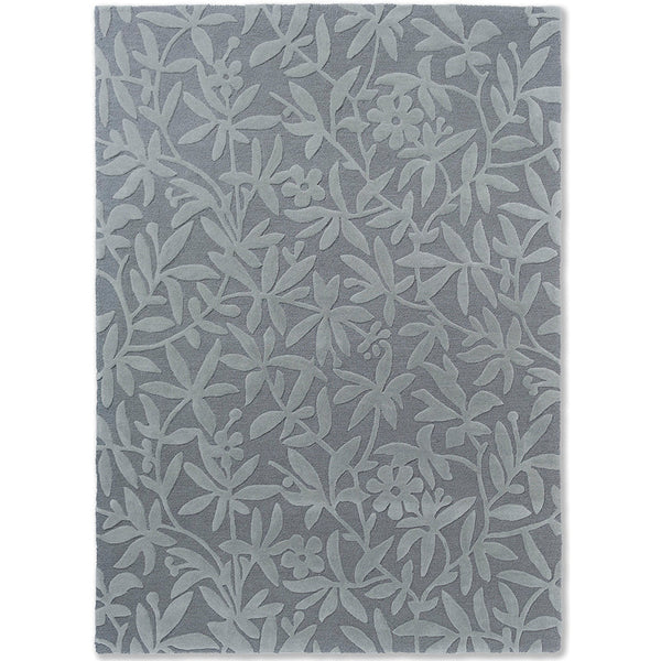 Laura Ashley Cleavers Dark Steel 080904 Designer Wool Rug - Rugs Of Beauty - 1