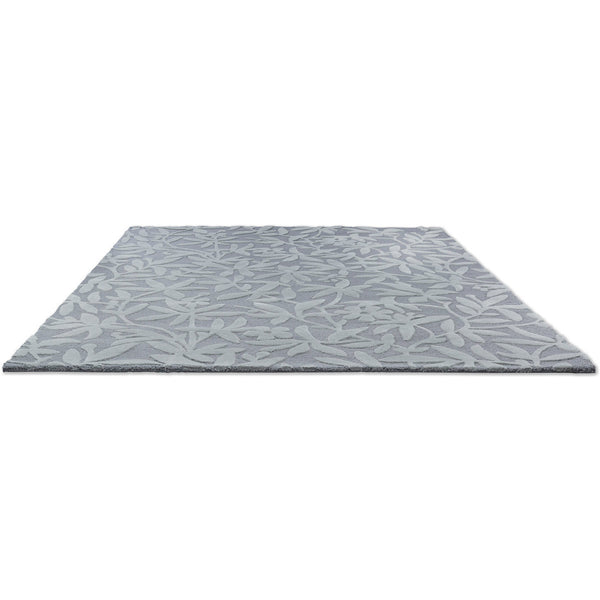 Laura Ashley Cleavers Dark Steel 080904 Designer Wool Rug - Rugs Of Beauty - 2