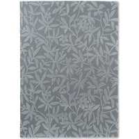 Laura Ashley Cleavers Dark Steel 080904 Designer Wool Rug - Rugs Of Beauty - 1