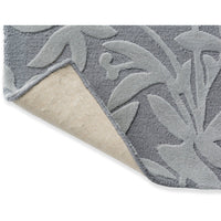 Laura Ashley Cleavers Dark Steel 080904 Designer Wool Rug - Rugs Of Beauty - 4