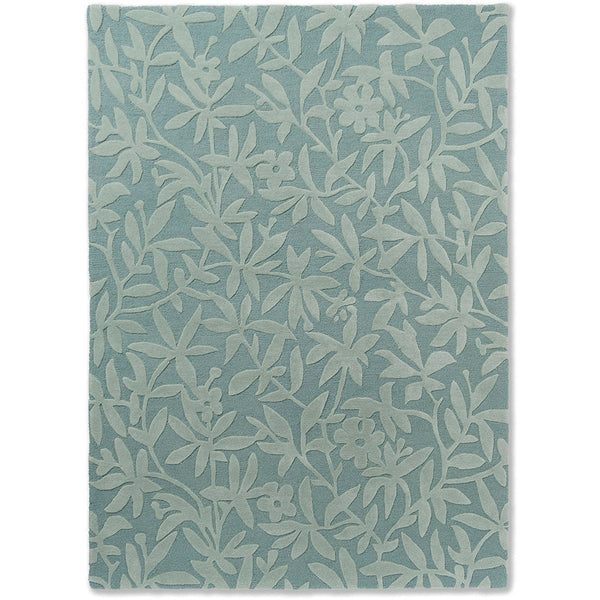 Laura Ashley Cleavers Duck Egg 080907 Designer Wool Rug - Rugs Of Beauty - 1