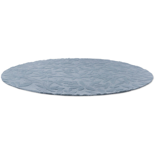 Laura Ashley Cleavers Seaspray 080908 Round Designer Wool Rug - Rugs Of Beauty - 2