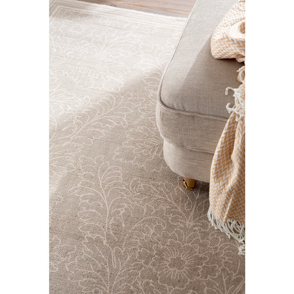 Laura Ashley Silchester Dove Grey 081101 Designer Cotton Rug - Rugs Of Beauty - 3