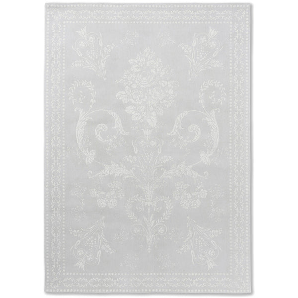 Laura Ashley Josette Dove Grey 081401 Designer Cotton Chenille Rug - Rugs Of Beauty - 1
