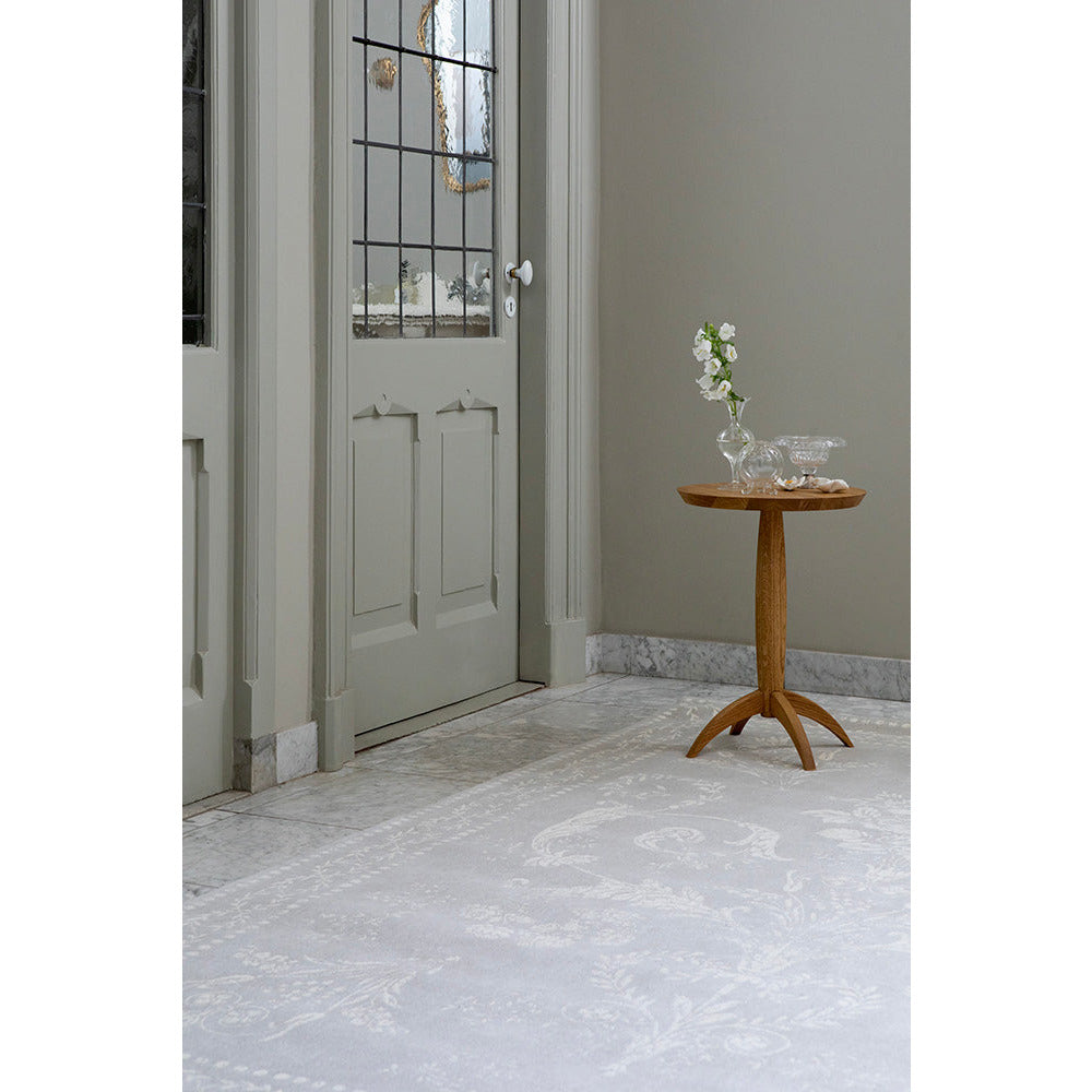 Laura Ashley Josette Dove Grey 081401 Designer Cotton Chenille Rug - Rugs Of Beauty - 2