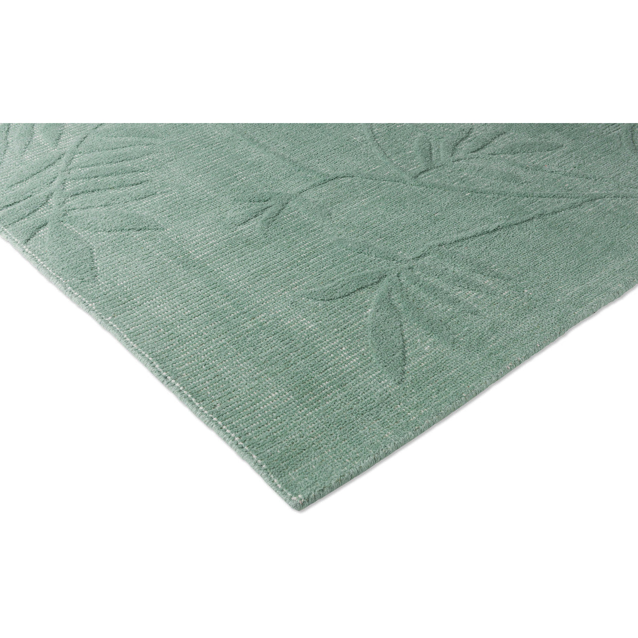 Laura Ashley Mari Mineral Green 081507 Designer Wool Cotton Rug - Rugs Of Beauty - 6