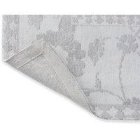 Laura Ashley Newborough Steel 081604 Designer Cotton Chenille Rug - Rugs Of Beauty - 4