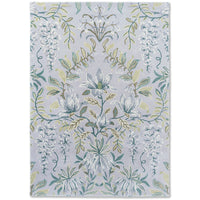 Laura Ashley Parterre Sage 081707 Designer Wool Viscose Rug - Rugs Of Beauty - 1