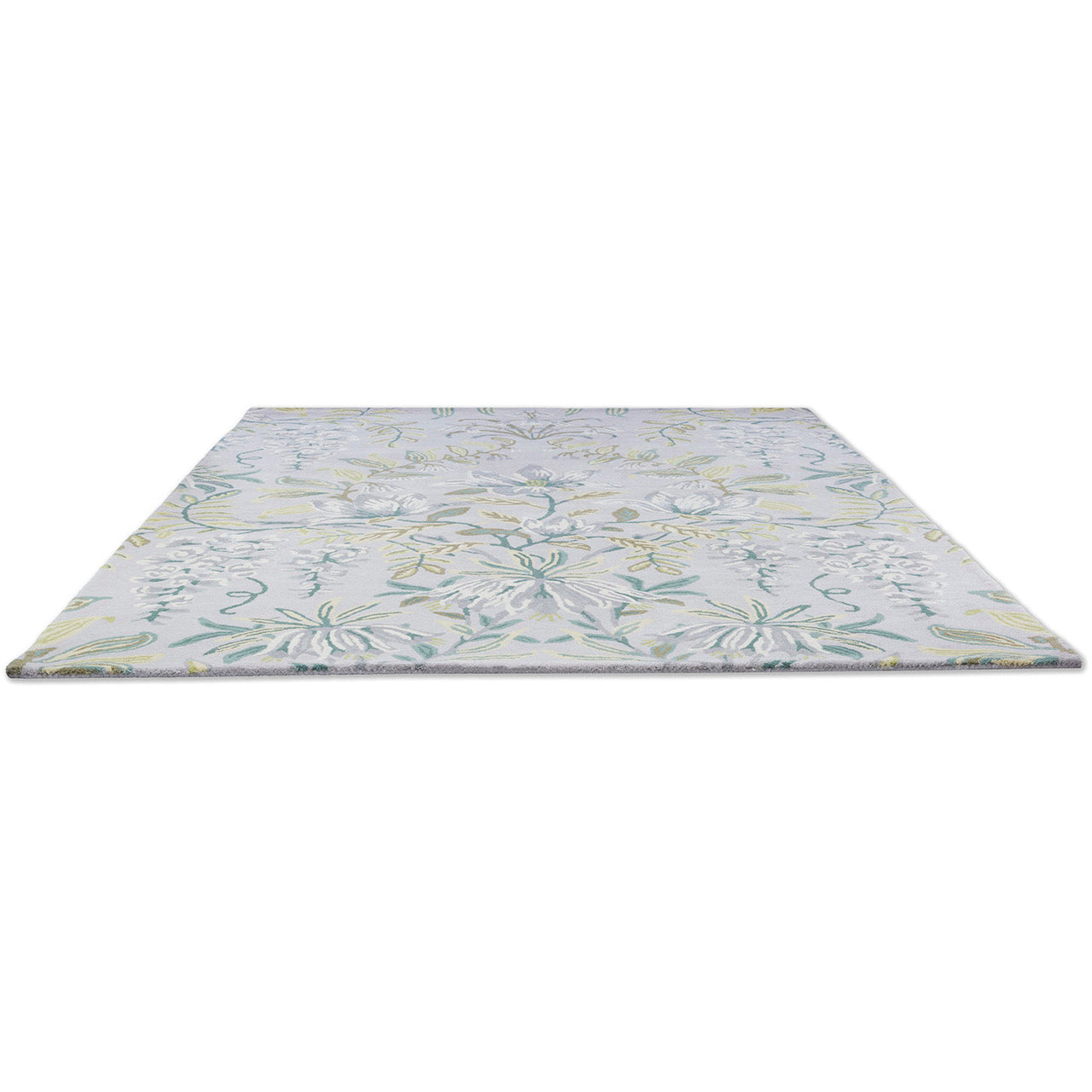 Laura Ashley Parterre Sage 081707 Designer Wool Viscose Rug - Rugs Of Beauty - 4