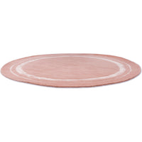Laura Ashley Redbrook Blush 081802 Round Designer Wool Viscose Rug - Rugs Of Beauty - 2