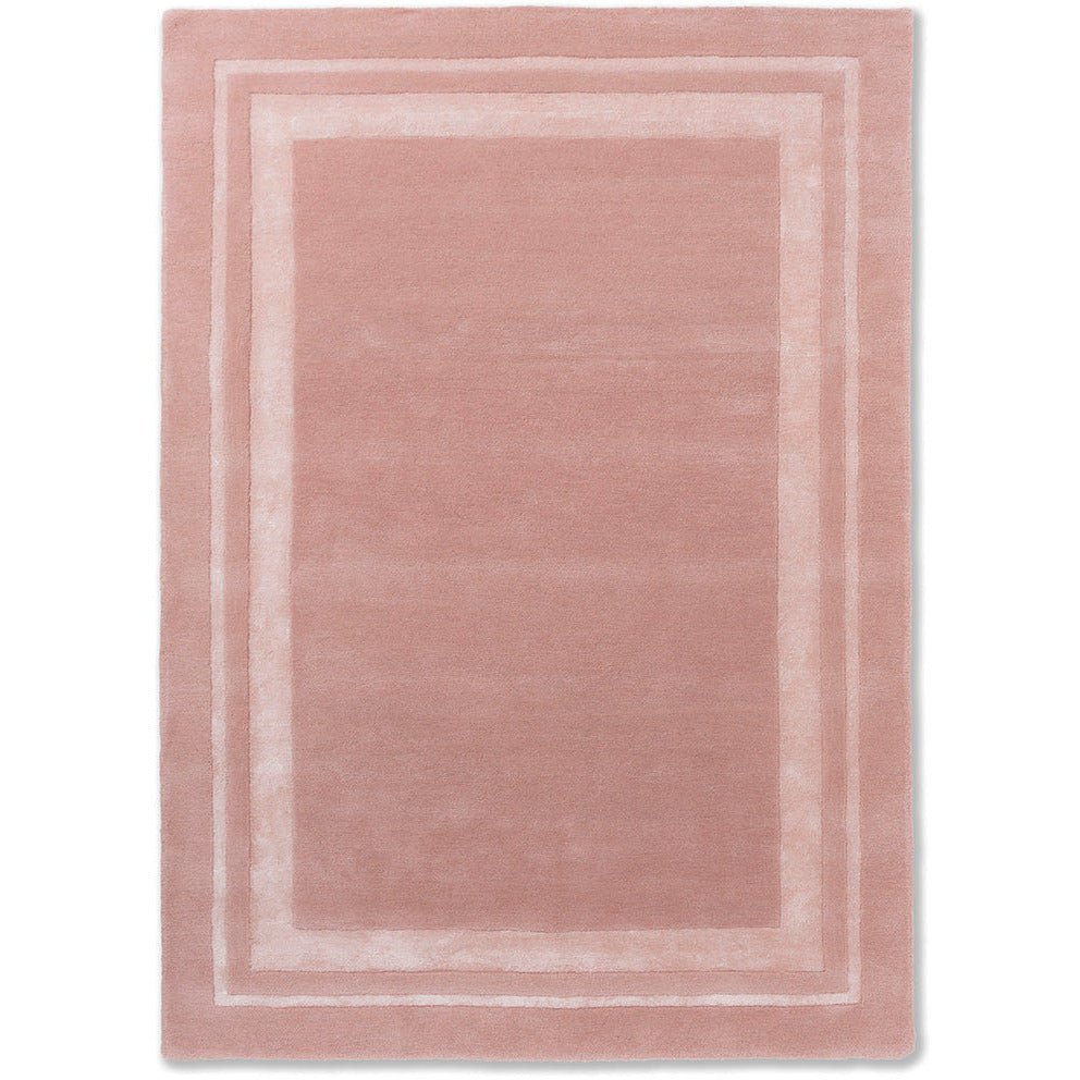 Laura Ashley Redbrook Blush 081802 Designer Wool Viscose Rug - Rugs Of Beauty - 1