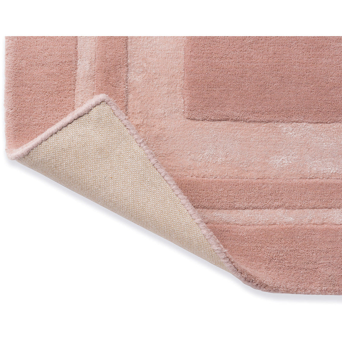 Laura Ashley Redbrook Blush 081802 Designer Wool Viscose Rug - Rugs Of Beauty - 5