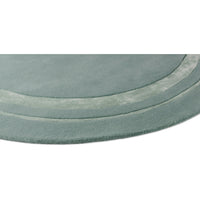 Laura Ashley Redbrook Duck Egg 081807 Round Designer Wool Viscose Rug - Rugs Of Beauty - 3
