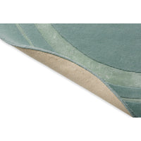 Laura Ashley Redbrook Duck Egg 081807 Round Designer Wool Viscose Rug - Rugs Of Beauty - 4