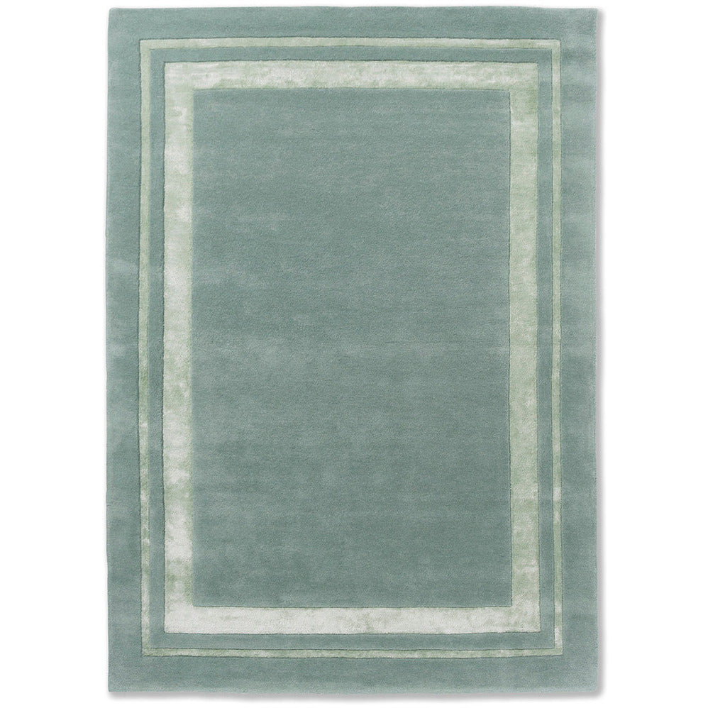 Laura Ashley Redbrook Duck Egg 081807 Designer Wool Viscose Rug - Rugs Of Beauty - 1