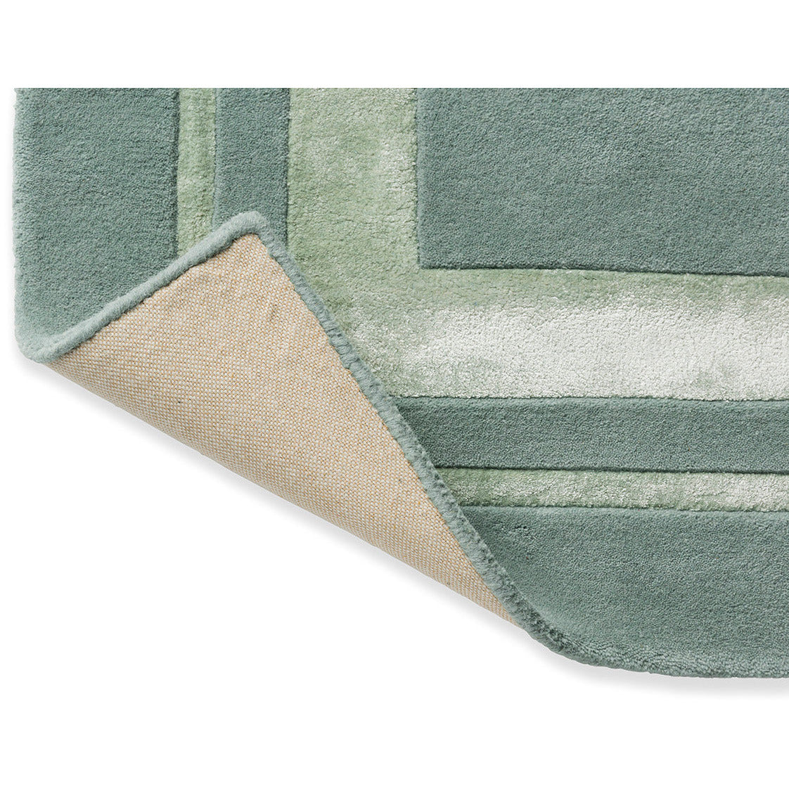 Laura Ashley Redbrook Duck Egg 081807 Designer Wool Viscose Rug - Rugs Of Beauty - 6