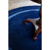 Laura Ashley Redbrook Midnight Blue 081808 Round Designer Wool Viscose Rug - Rugs Of Beauty - 3