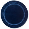 Laura Ashley Redbrook Midnight Blue 081808 Round Designer Wool Viscose Rug - Rugs Of Beauty - 1