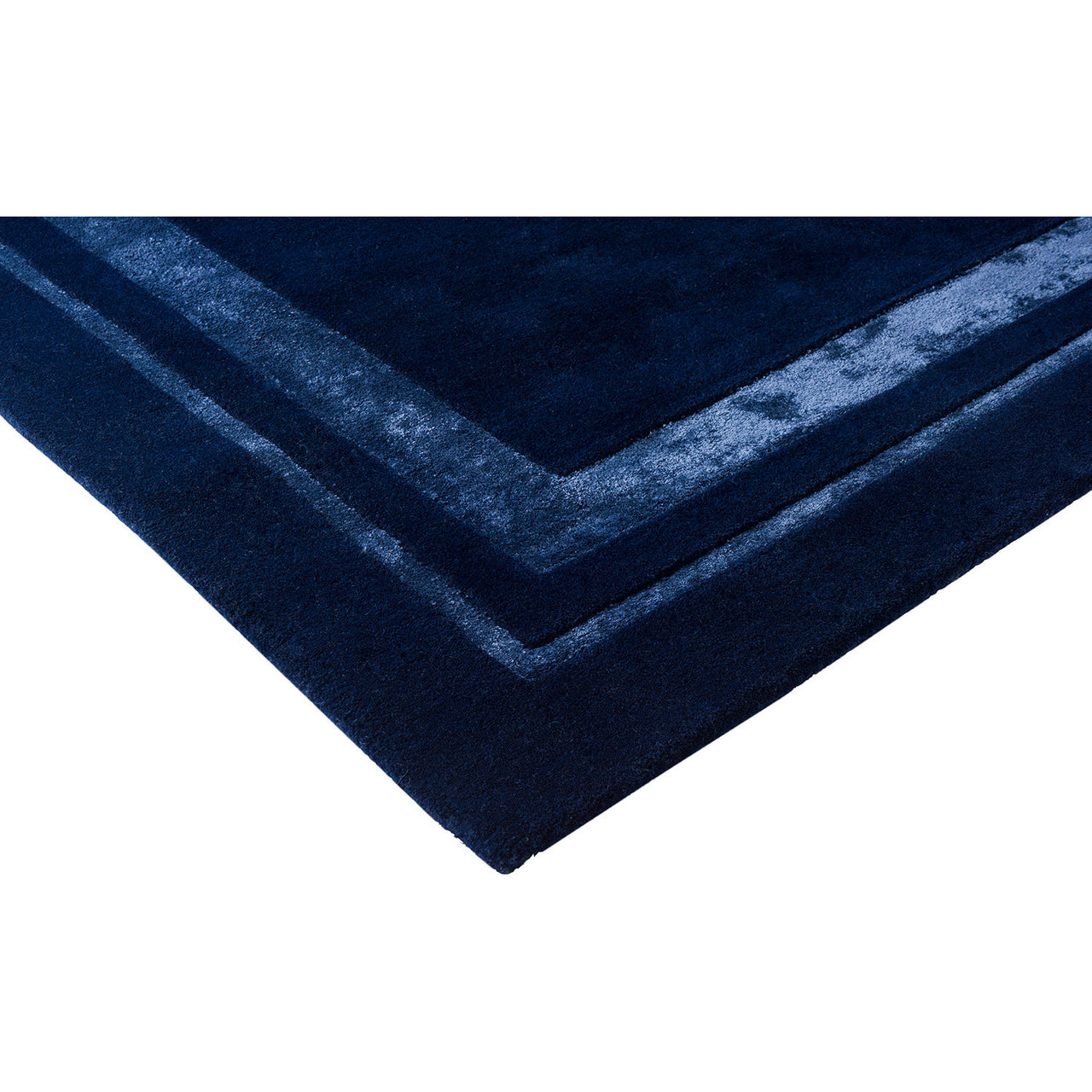 Laura Ashley Redbrook Midnight Blue 081808 Designer Wool Viscose Rug - Rugs Of Beauty - 3