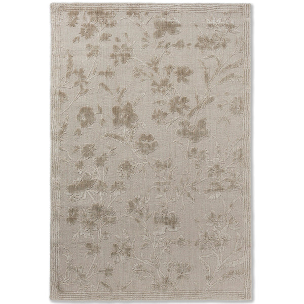 Laura Ashley Rye Natural 081901 Designer Bamboo Silk Wool Cotton Rug - Rugs Of Beauty - 1