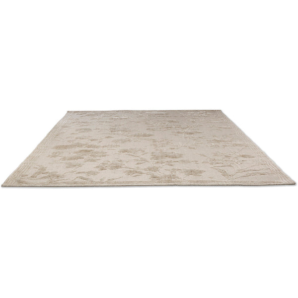Laura Ashley Rye Natural 081901 Designer Bamboo Silk Wool Cotton Rug - Rugs Of Beauty - 2