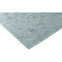 Laura Ashley Rye Sage 081907 Designer Bamboo Silk Wool Cotton Rug - Rugs Of Beauty - 5