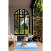 Laura Ashley Lille Sky Blue Outdoor 480008 Designer Polypropylene Rug - Rugs Of Beauty - 2