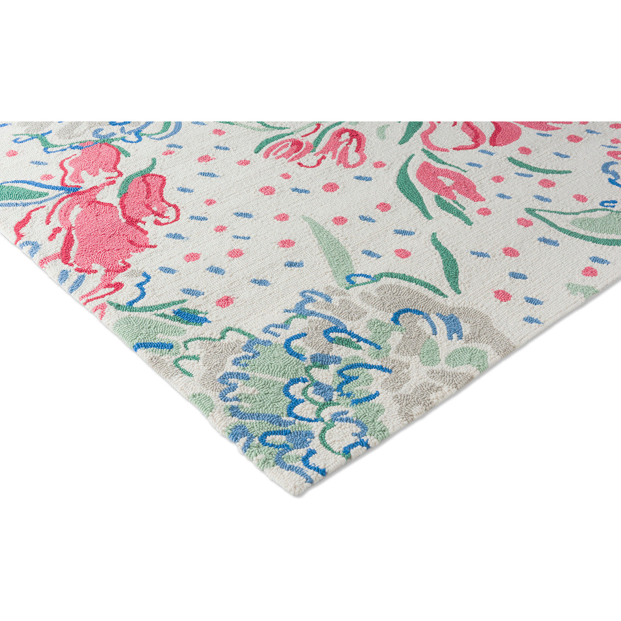 Laura Ashley Lilith Poppy Red Outdoor 480100 Designer Polypropylene Rug - Rugs Of Beauty - 5