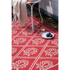 Laura Ashley Porchester Poppy Red Outdoor 480200 Designer Polypropylene Rug - Rugs Of Beauty - 3