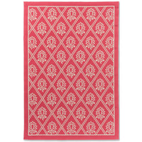 Laura Ashley Porchester Poppy Red Outdoor 480200 Designer Polypropylene Rug - Rugs Of Beauty - 1