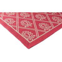 Laura Ashley Porchester Poppy Red Outdoor 480200 Designer Polypropylene Rug - Rugs Of Beauty - 5