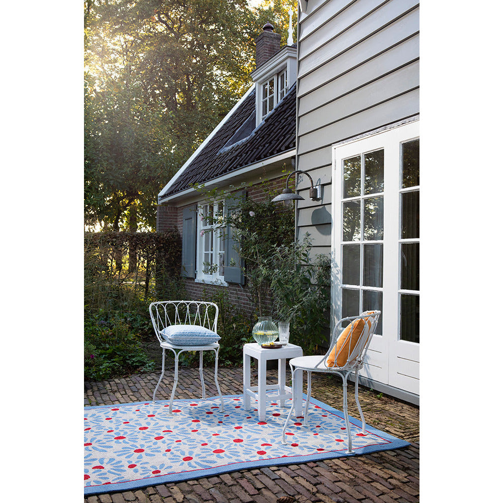 Laura Ashley Thorncliff Sky Blue Outdoor 480308 Designer Polypropylene Rug - Rugs Of Beauty - 2
