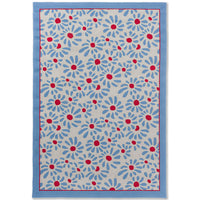 Laura Ashley Thorncliff Sky Blue Outdoor 480308 Designer Polypropylene Rug - Rugs Of Beauty - 1