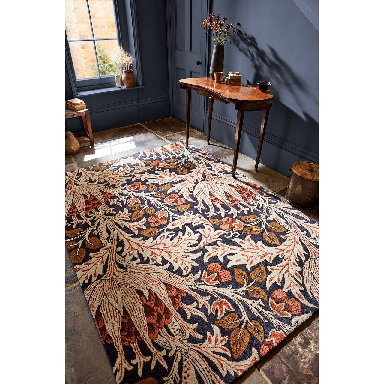 Morris & Co Artichoke Amber 127103 Designer Wool Rug - Rugs Of Beauty - 3