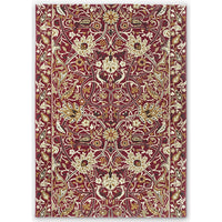 Morris & Co Bullerswood Red-gold 127300 Designer Wool Rug - Rugs Of Beauty - 1