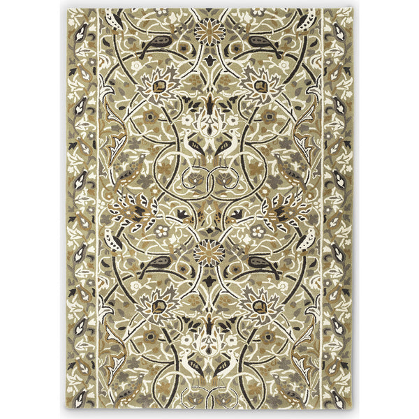 Morris & Co Bullerswood Stone 127301 Designer Wool Rug