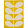 Orla Kiely Yellow Stem 059306 Designer Wool Rug - Rugs Of Beauty - 1
