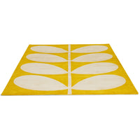 Orla Kiely Yellow Stem 059306 Designer Wool Rug - Rugs Of Beauty - 3