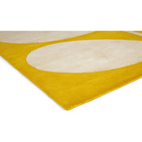 Orla Kiely Yellow Stem 059306 Designer Wool Rug - Rugs Of Beauty - 4