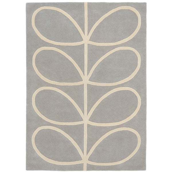 Orla Kiely Giant Linear Stem 059404 Designer Wool Rug - Rugs Of Beauty - 1
